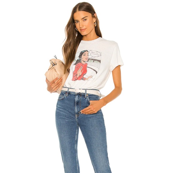 Re/done wait the champagne 70s loose graphic tee NWT - Picture 5 of 7